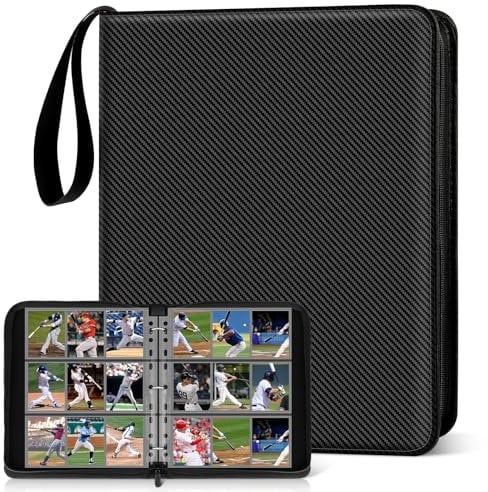 720 Pockets Trading Card Binder, 9 Pockets Card Albums with Sleeves Card Organiser Card Folder Fit for Football Baseball Sports Cards MTG and TCG Cards