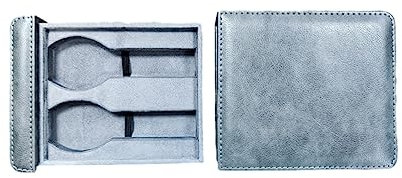 EBVincxmk 2 tasche per orologio da viaggio, custodia per orologi in poliuretano