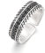 EIHI Ringe Herren - Ringe Für Herren - Vintage Silberner Reifenform Ring - Offener Verstellbarer Herrenring - Stilvolle Ringe Für Männer Und Frauen
