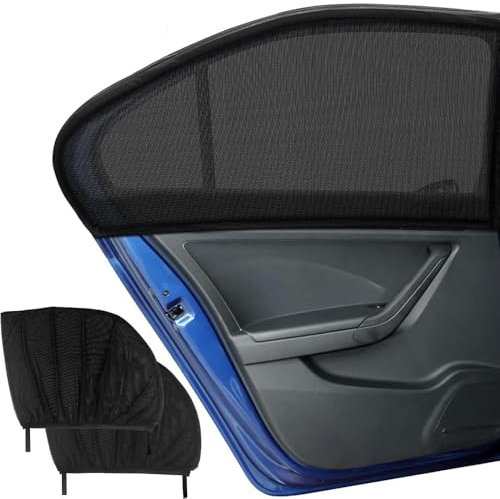 CRTATE Auto Seitenfenster Sonnenschutz, für Opel Astra K Sports Tourer 2015-2019 Auto Sonnenschutz Sonnenrollo Schutz der Privatsphäre Autofenster-Visiere,B 2pcs Rear-Window