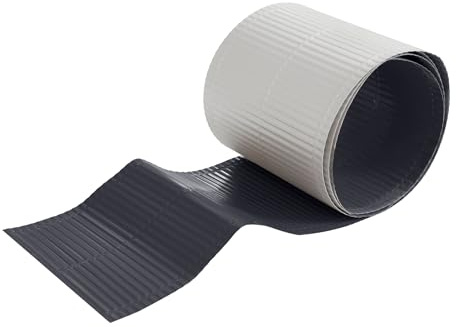 Decket Kehlblech für Dach, Dachblech aus Aluminium | UV- & witterungsbeständig; Flexibles Alublech zur Abdichtung der Dachkehle; 6 m Rollenlänge; Schwarzgrau