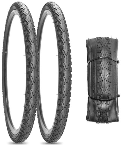 Par de neumáticos para bicicleta de montaña ETRTO 47-559 de 26 x 1.75 pulgadas, plegables, de repuesto