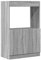 Kangmusi Highboard Grau Sonoma-Eiche 63x33x100 cm Holzwerkstoff, kangmusi855102