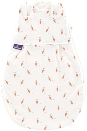 TRÄUMELAND – LIEBMICH Babyschlafsack Carota | atmungsaktiver Babyschlafsack | 2.5 TOG | mitwachsender Ganzjahresschlafsack für Sommer und Winter |Öko-Tex 100 zertifiziert | ab 0 Monate
