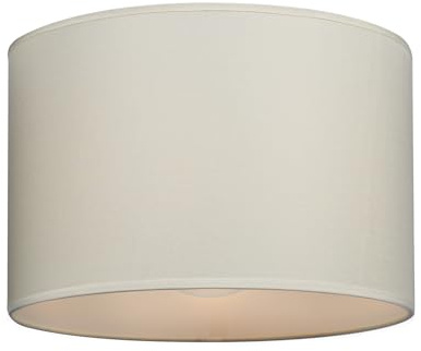GIGGI Fabric Lamp Shades, 12 Beige Light Shade, Modern Lampshades for Ceiling Lights, Table Lamps and Floor Lamps, Easy Fit Pendant Light Shades Ceiling for Living Room, Bedroom, Kitchen, Hallway