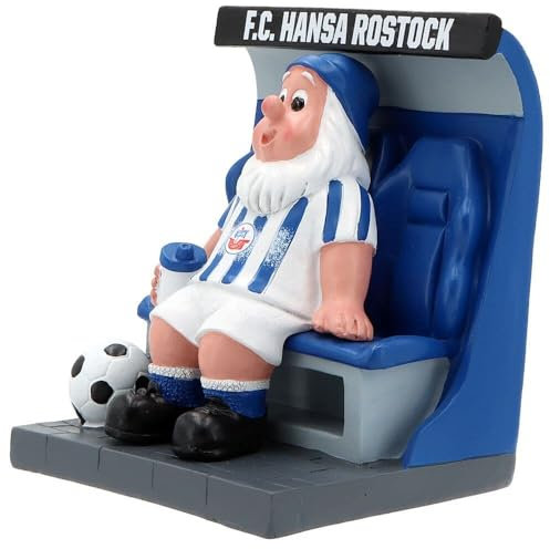 F.C. Hansa Rostock Gartenzwerg Ersatzbank klein