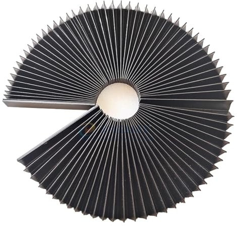 DAISHUJIE Staubschutzabdeckung Faltenbalg Akkordeon 190-300mm L1500mm Schutzhülle Schiene Teleskop Schild Maschine Schutz Staub Abdeckung Tuch Wasser(190x15x1500mm)