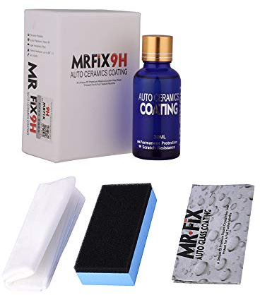 9H Ceramic Coating, Nano Ceramic Coating for Cars, High Gloss & Hydrophobic Paint Sealant Protection, 30ML