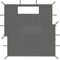Snsowed Pareti con Finestre per Gazebo 2 pz Antracite,Pareti con Finestre per Gazebo,Laterali con Finestra per Gazebo-3070419
