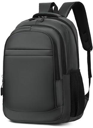 Mochila Portatil Hombre Impermeable Mochila Ordenador Portatil Antirrobo del Negocio Trabajo Diario Viaje Escolares (GRIS)