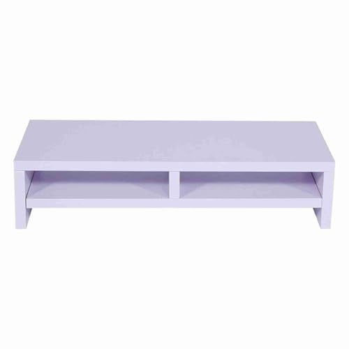 Cryfokt Desktop-Monitorständer, LCD-TV, Laptop-Rack, Kreatives Design, 2-stufige Bildschirmplattform für den Schreibtisch zu Hause, 19,7 X 7,9 X 4,6 Zoll, Geeignet für Wirbelsäulengesundheit,