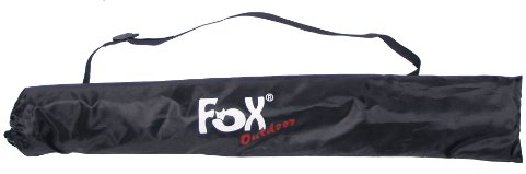 Fox Outdoor Trekkingstöcke Alu Kork Griff Tragebeutel, schwarz, XL