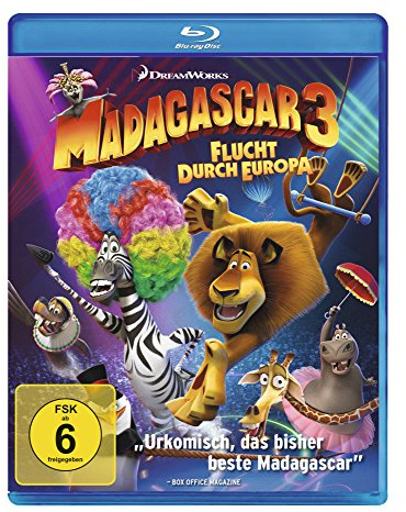 Madagascar 3 - Flucht durch Europa [Blu-ray]
