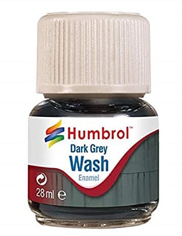 Humbrol AV0204 Enamel Wash Dark Grey - 28ml Enamel Paint