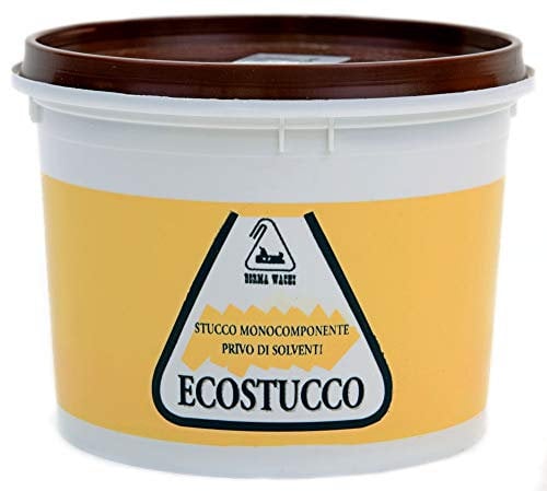 BORMA 1 Kg BIO Holzkitt Holz Spachtel Spachtelmasse Kittmasse für alle Holzarten 60 - Schwarz