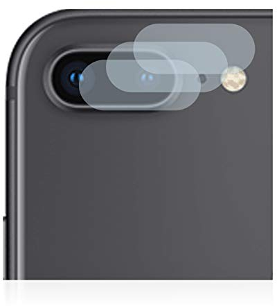 BROTECT (3 Stück Schutzglas für Apple iPhone 8 Plus (NUR Kameraschutz) Schutzfolie Made in Germany Panzer Folie Glas Displayschutz [ 9H, Anti-Fingerprint]