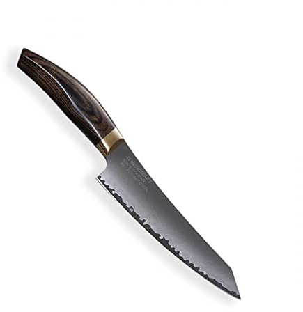 Suncraft SXLKSK-02 Elegancia Kiritsuke / Petty messer - Kern aus japanischem SG2-Pulverstahl zwischen 2 Schichten aus rostfreiem Stahl und ergonomischem Griff, Klinge 150 mm