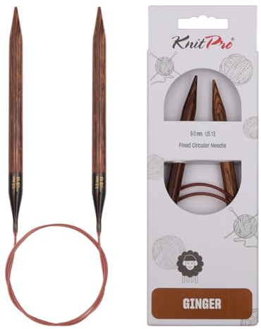 KnitPro Ginger Fixed Circular Needles 16 (40cm) | 9.00mm