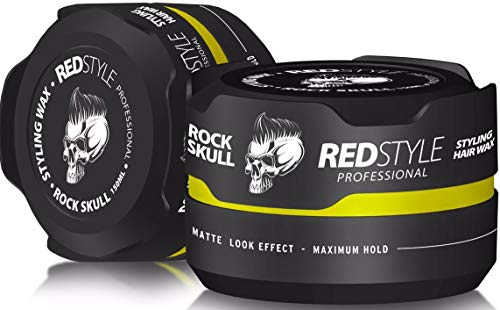 Redstyle Professional Haarwax Styling (3 x 150ml, Gelb Rude Skull)