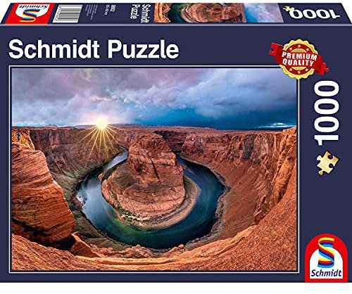 Schmidt Spiele 58952 Glen Canyon, Horseshoe Bend am Colorado River, 1000 Teile Puzzle