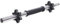 SPRINGOS Kurzhantelstange 45 cm – Verchromter Stahl, Ø 25 mm, Max. Belastung 50 kg, Riffelgriff & Sternverschlüsse für Krafttraining Zuhause