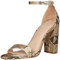 The Drop Rebecca Strappy - Sandali con tacco alto da Donna, Naturale, 38.5 EU