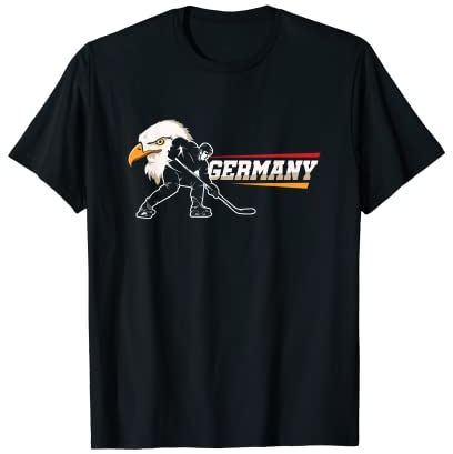 Deutscher Eishockeyspieler Sport Hockey Deutschland Geschenk T-Shirt