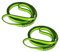 FOSER 18mm Nylon Kletterschlinge Runner, 23KN Nylon Seil, zum Klettern, Bergsteigen, Wandern, Downhill, Notfallausrüstung (Green(2pcs), 120cm/48in)