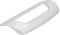 LUTH Premium Profi Parts - Manija blanca para frigorífico-congelador | Compatible con Electrolux 242519319/6 2425193196