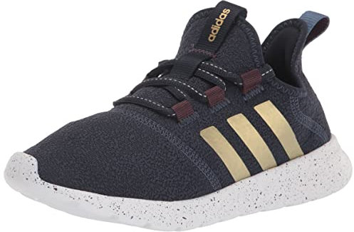 adidas Zapatillas de correr Cloudfoam Pure 2.0 para mujer, Tinta/Dorado Metálico/Wonder Steel, 38 EU