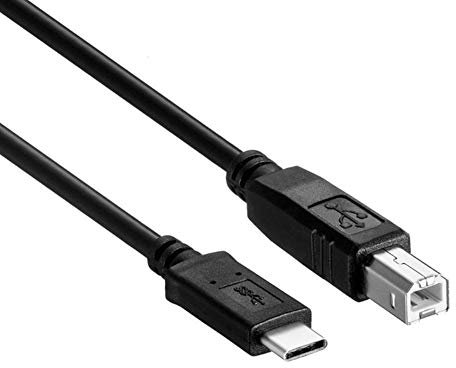 Multibao USB C Printer Cable 1M, USB Type C to USB 2.0 Type B Printer Scanner Cable Cord Compatible with Brother,HP,Lexmark, Dell, Xerox,Samsung etc 1 Meter