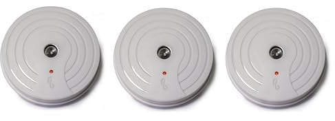 Pestbye® Discreet Ceiling Mountable Battery Operated Ultrasonic Rat and Mouse Repeller - Set of 3