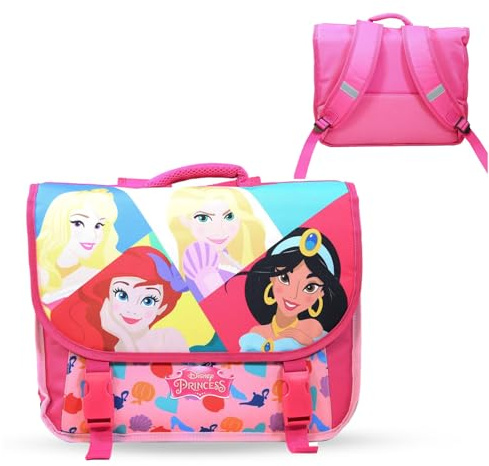 Bagtrotter - Cartable Primaire Fille 38 cm - Grand Rangement - Tons Rose - Différents Modèles & Licences