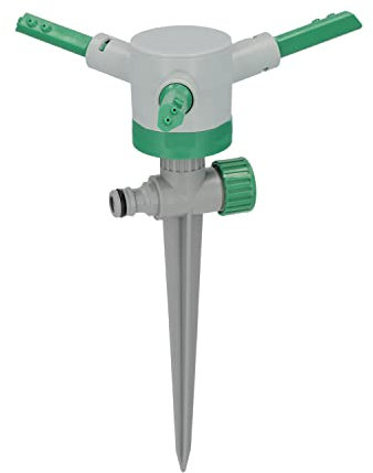 Sprinkler aus Kunststoff, 3 Arme C/Spieß.