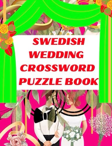Swedish Wedding Crossword Puzzle Book
