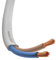 Amarcords - Cable eléctrico plano bipolar sección 2x0,75mm, color: BLANCO. Cable Eléctrico Plano H03VVH2-F, 5 metros