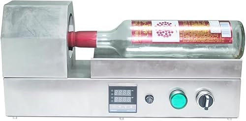 Wine Bottle Cap Plastic Film Shrinking Machine, Heat Shrink Sleeves Sealing Machine 70mm, 1000w Wrapping Machine, PVC Shrink Film Equipment, for Wine Bottles, Home