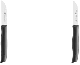 Zwilling Twin Grip Gemüsemesser, Klingenlänge 8 cm, Kunststoffgriff, schwarz (Packung mit 2)