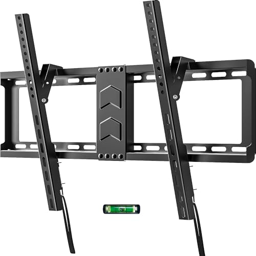 Ginkgo TV Wandhalterung, Fernseher Halterung für 37-75 Zoll Fernseher, Mit Schnellverschluss Wand Fernsehhalterung, Max VESA 600 x 400 mm, hält bis zu 60 kg/132 lb