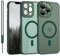 YUANDMI für iPhone 13 Pro Max Hülle kompatibel mit MagSafe, Handyhülle für iPhone 13 Pro Max Magnetisch Dünn Matte Touch Kameraschutz, Anti-Gelb rutschfest Kratzfest Schutz Stoßfest Hülle Matt Grün