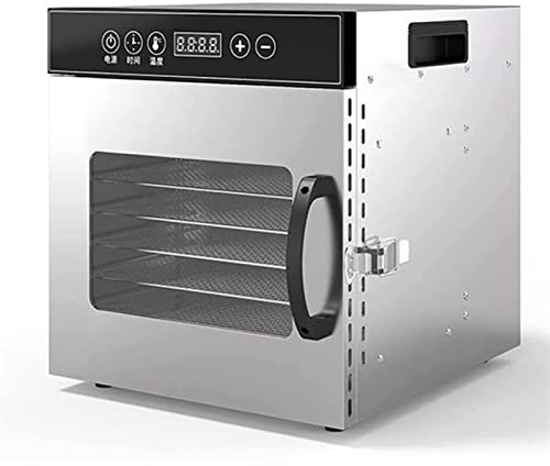 Déshydrateur alimentaire électrique 400 W, séchoir à fruits à 8 plateaux, machine de séchage en acier inoxydable, température réglable de 30 à 90 ° pour fruits, légumes, viande, herbes et aliment