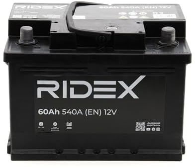 RIDEX Batteria 60, Ah 540, A/EN 1S0055 L 242mm B 175mm H 175mm