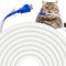 REFLYING 3 Meter-8mm Selbstwickelnde Kabelhülle, Kann 1 Draht verstecken, Kabelschutz für Hund Katze, Verhindern, DASS Haustiere an Kabeln Kauen, Dehnbare geflochtene Kabelhülle, Weiß