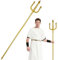 Amlisia 152 cm, colore oro, a tre punte, per adulti, bambini, carnevale, feste a tema, cosplay