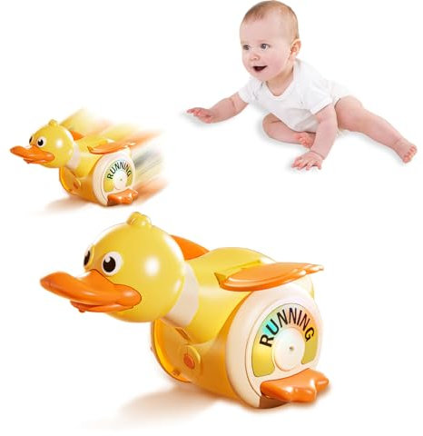 Wenosda Krabbel Musikalische Spielzeuge,Baby Spielzeug ab 6 8 9 12 Monate Babyspielzeug,Lernspielzeug Spielzeug Mit Musik & Licht Musikspielzeug Tanzende Singender Krabbel Kinderspielzeug Geschenk