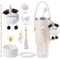 NatNarr Becher-Zubehör-Set kompatibel mit Stanley, 9-teiliges Becher-Zubehör kompatibel mit Stanley-Trinkbechern, einschließlich Strohhalm-Abdeckung, Wasserflaschen-Griffband, Silikon-Stiefel, weiß