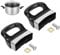 Giantree Mango de olla a presión, 2 unidades, mango de tapa de cacerola, metal de repuesto, asas laterales para ollas, mango universal para utensilios de cocina, color negro