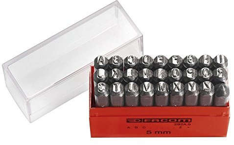 FACOM 292 A.5 – Jeu de poinçons, lettres et pointe