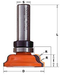CMT ORANGE TOOLS 967.502.11B - KANTENFRÄSER MIT LAGER HM S=12 D=54.05 R=4
