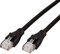 Amazon Basics Cable de Red Gigabit Ethernet LAN, Conectores RJ45, categoría 6, Ideal para Redes domésticas y de Oficina, 0.9 m (Paquete de 1), Negro